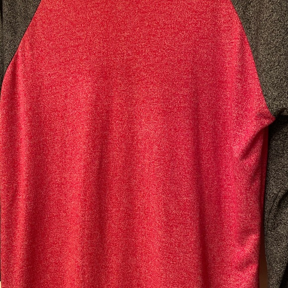 Baseball Lularoe Randy Red Gray NWOT - Picture 4 of 4